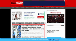 Desktop Screenshot of ghanashowbiz.com